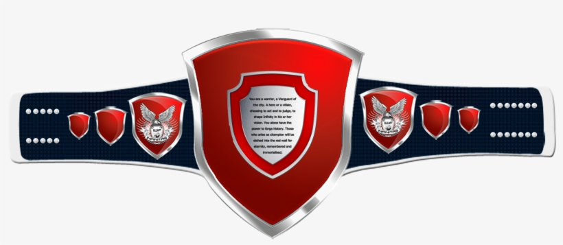 Shield Belt Fully Merged Royal Blue 2 - Blue, transparent png download