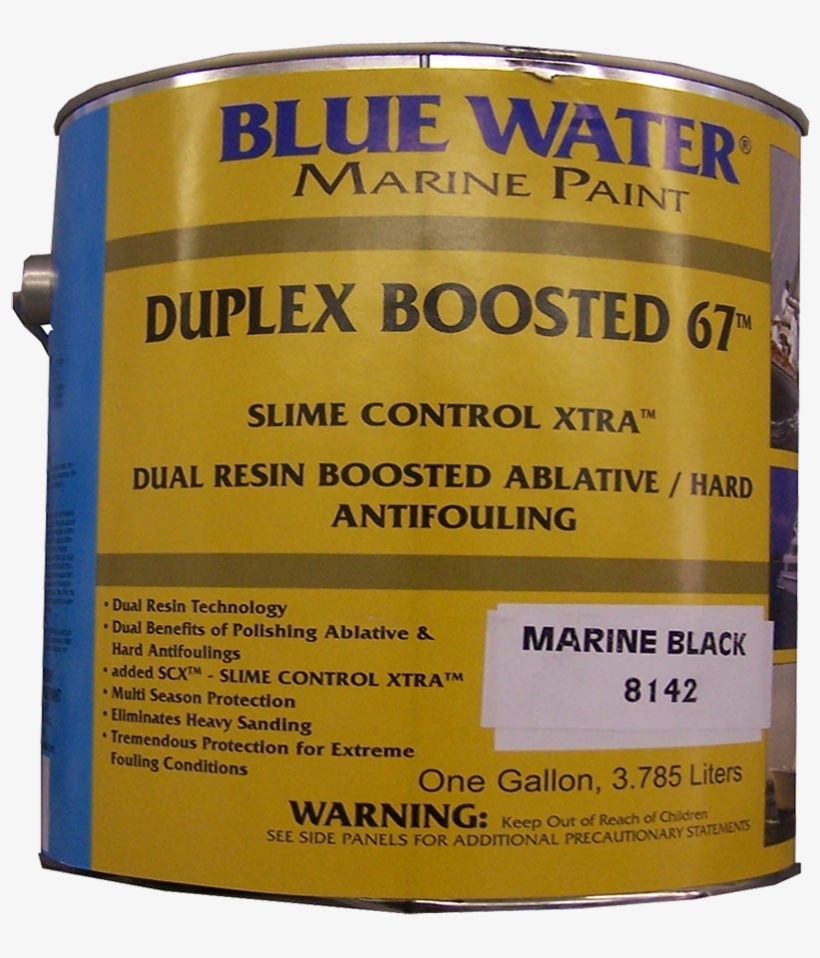 Blue Water Bottom Paint,duplex Boosted 67, Black, Gal - Blue Water Copper Shield Scx 45 Boosted Ablative, Gallon, transparent png download