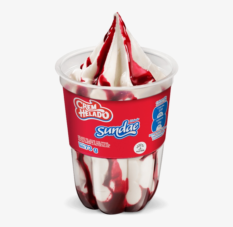 Sundae Crem Helado - Helados De Crem Helado, transparent png download