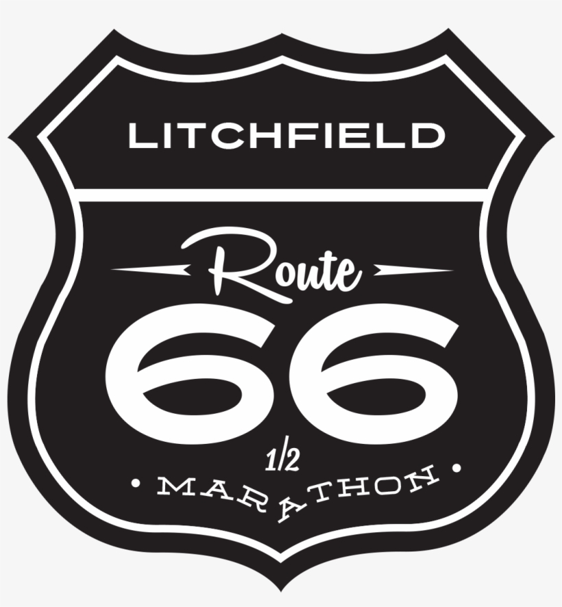 Litchfield Route 66 Half Marathon, 5k, Mile Dash - Logo Route 66 Png, transparent png download
