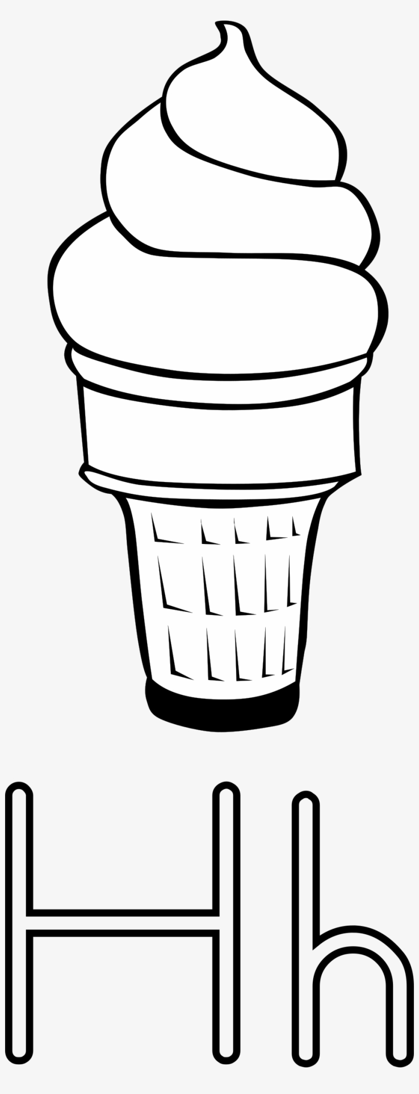 This Free Icons Png Design Of Letra H De Helado, transparent png download