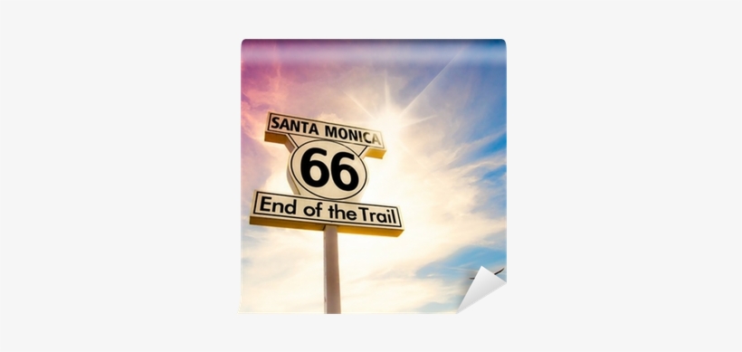 Route 66 Santa Monica Poster Print By Linda Woods, transparent png download
