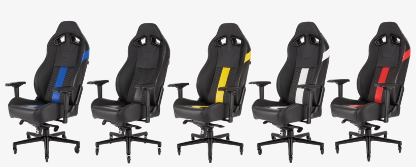 Sturdy Cast Aluminum Chair Base, Adjustable In Eight - Corsair T2 Gaming Chair, transparent png download