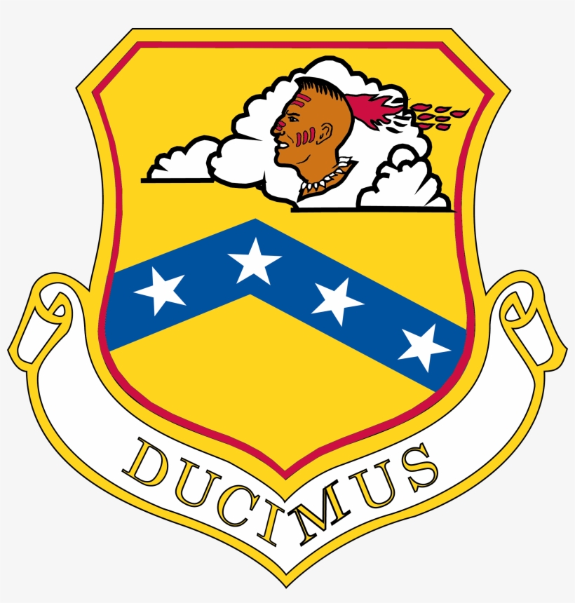 Patch With Yellow Background, Thin Red Border, Indian - 189th Airlift Wing, transparent png download