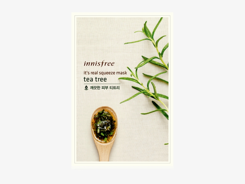 It's Real Squeeze Mask 1sheet/20ml - Innisfree Sheet Mask Tea Tree, transparent png download