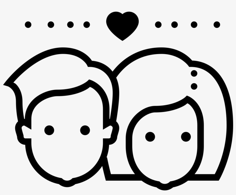 Pareja Hombre Mujer Icon - Listening Icon, transparent png download