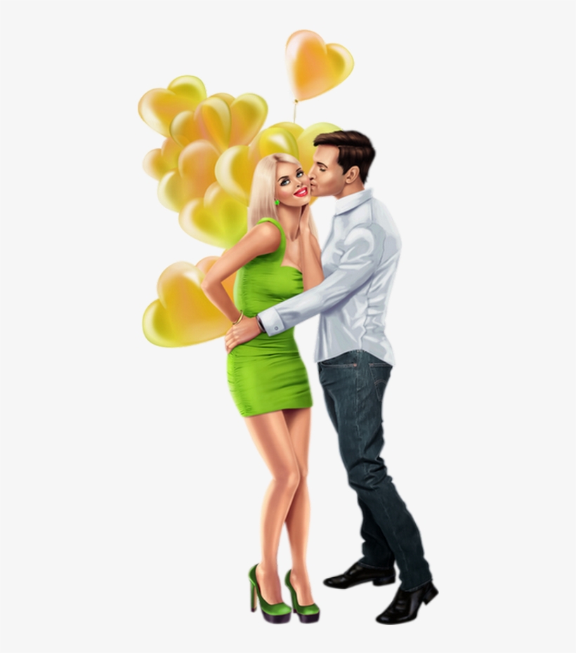 Transparent Couple Girl Png, transparent png download