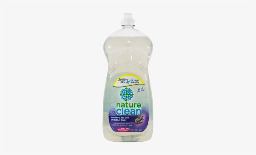 Dishwashing Liquid - 1 - 5l - Lavender And Tea Tree - Nature Clean Laundry Liquid - Lavender, transparent png download