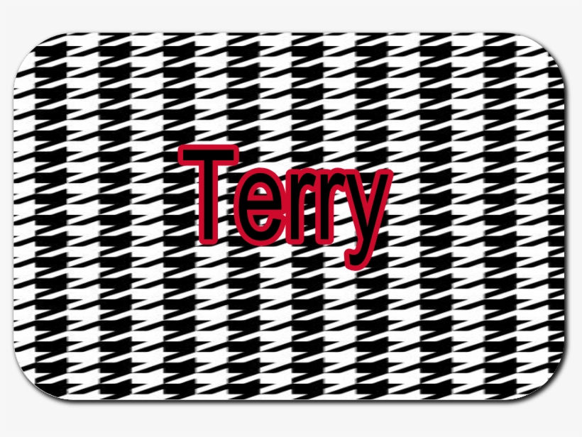 Personalized Glass Cutting Board Houndstooth - Portico New York Marvella 144 Tc Cotton Bedsheet With, transparent png download