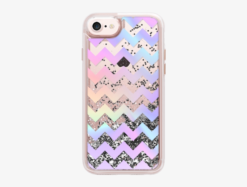 Casetify Iphone 7 Liquid Glitter Case - Mobile Phone Case, transparent png download