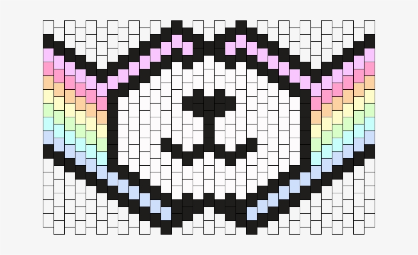 Pastel Rainbow Bear Kandi Mask - Kandi Mask Bear, transparent png download