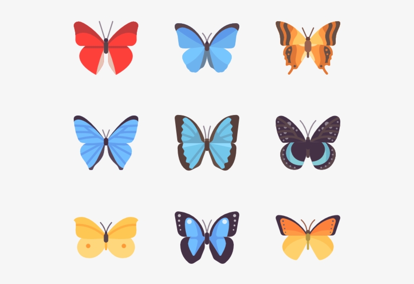 Butterflies - Silkworm, transparent png download