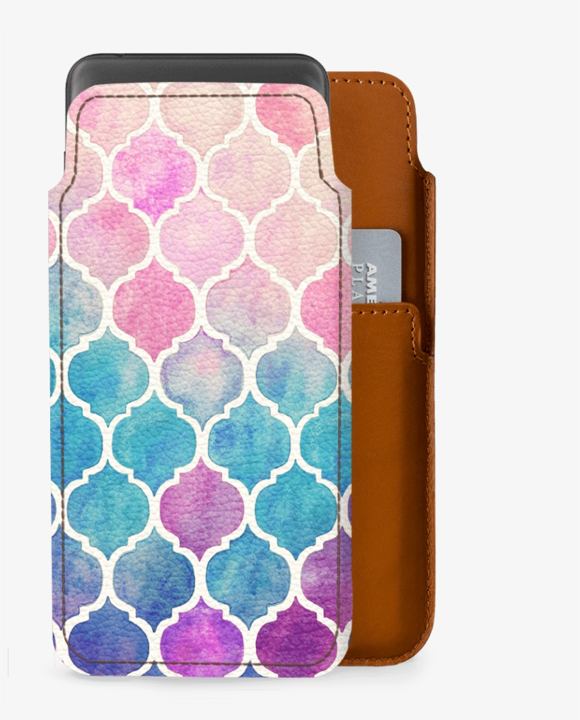 Dailyobjects Rainbow Pastel Watercolor Moroccan Real - Iphone 7 Plus Pattern Case, transparent png download
