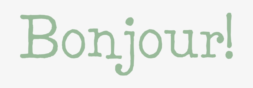 Bonjour - Bonjour With No Background, transparent png download