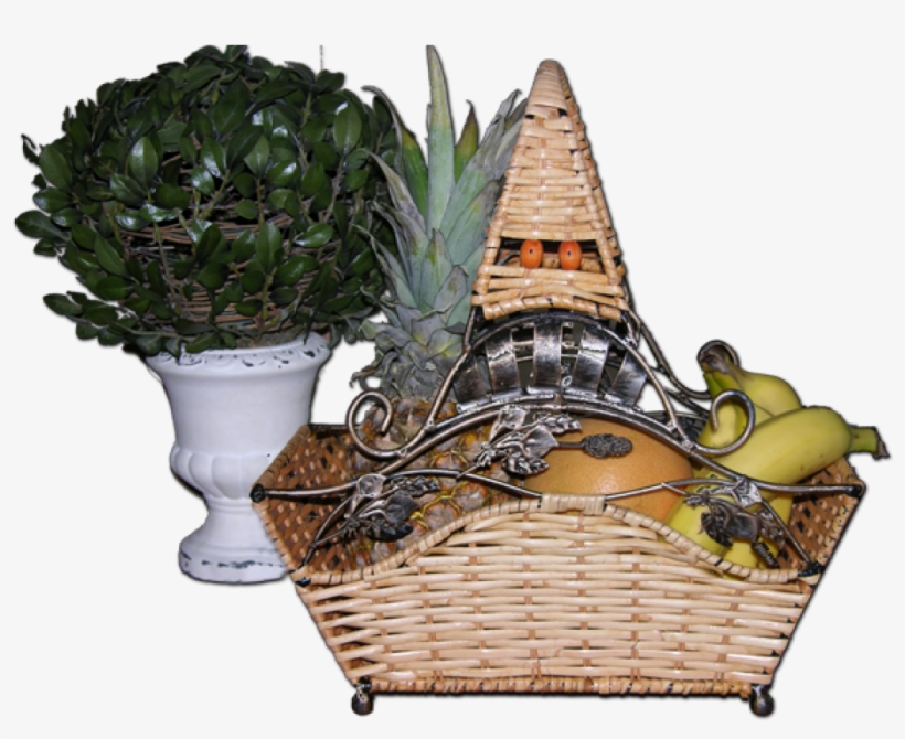 Iron And Ratan Gift Basket - Gift Basket, transparent png download