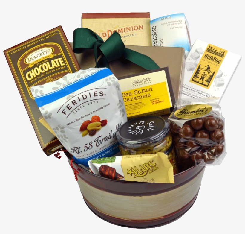 Jolly Indulgence Gift Basket - Milkboy Swiss Alpine Chocolate With Refreshing Lemon, transparent png download