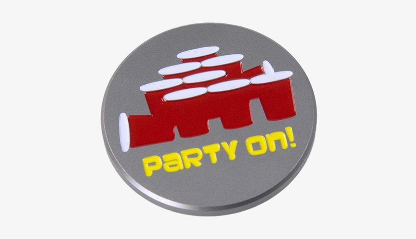 Party On Ball Marker - Party, transparent png download