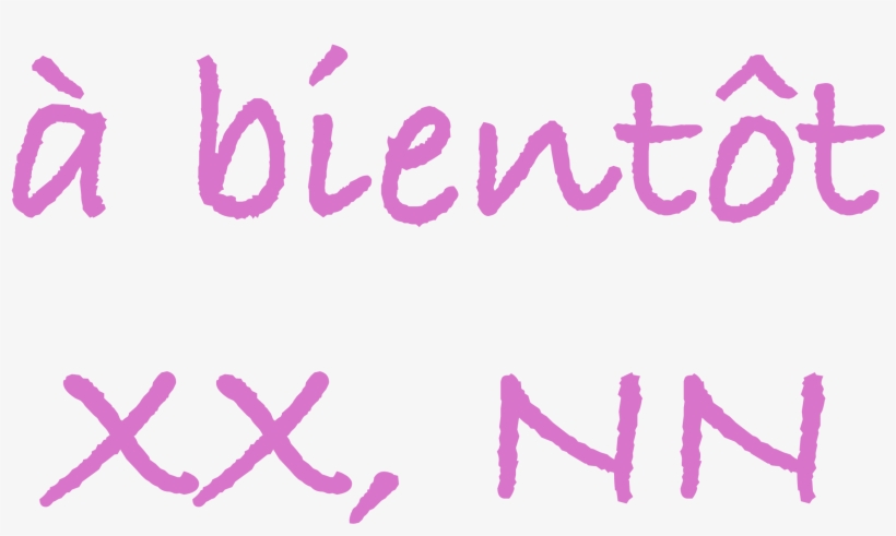 À Bientôt - 15 Letters To Santa, transparent png download