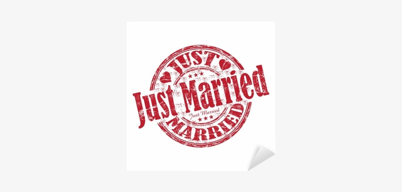 Free Success Rubber Stamp Png - Just Married, transparent png download