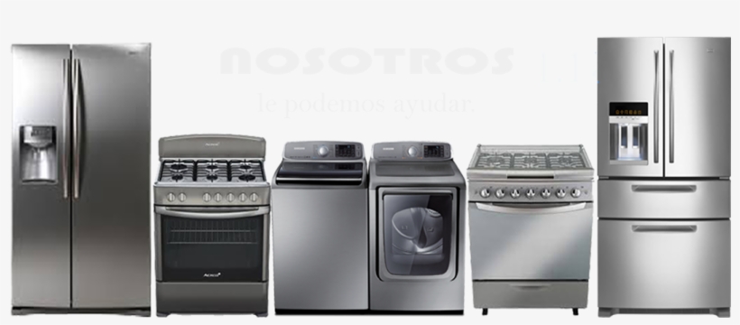 ¿tiene Problemas Con Sus Equipos De Línea Blanca - Whirlpool Kitchen Appliances Stainless Steel Set Of, transparent png download