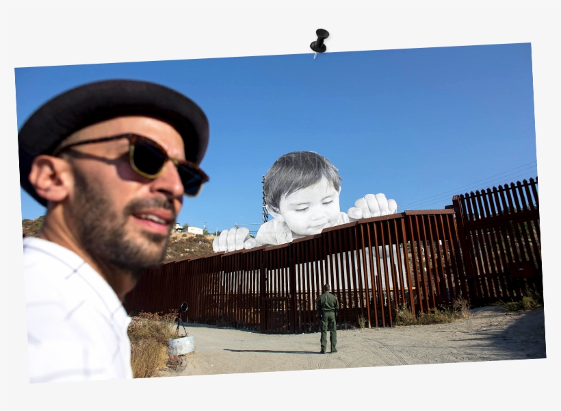 Jr Places Giant Baby At U - Us Border Wall Baby, transparent png download