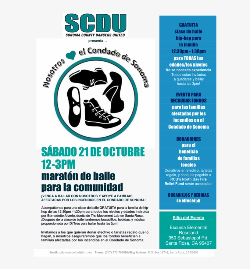 Right To Dream 2017 At Sonoma State Rightotdream - Flyer, transparent png download