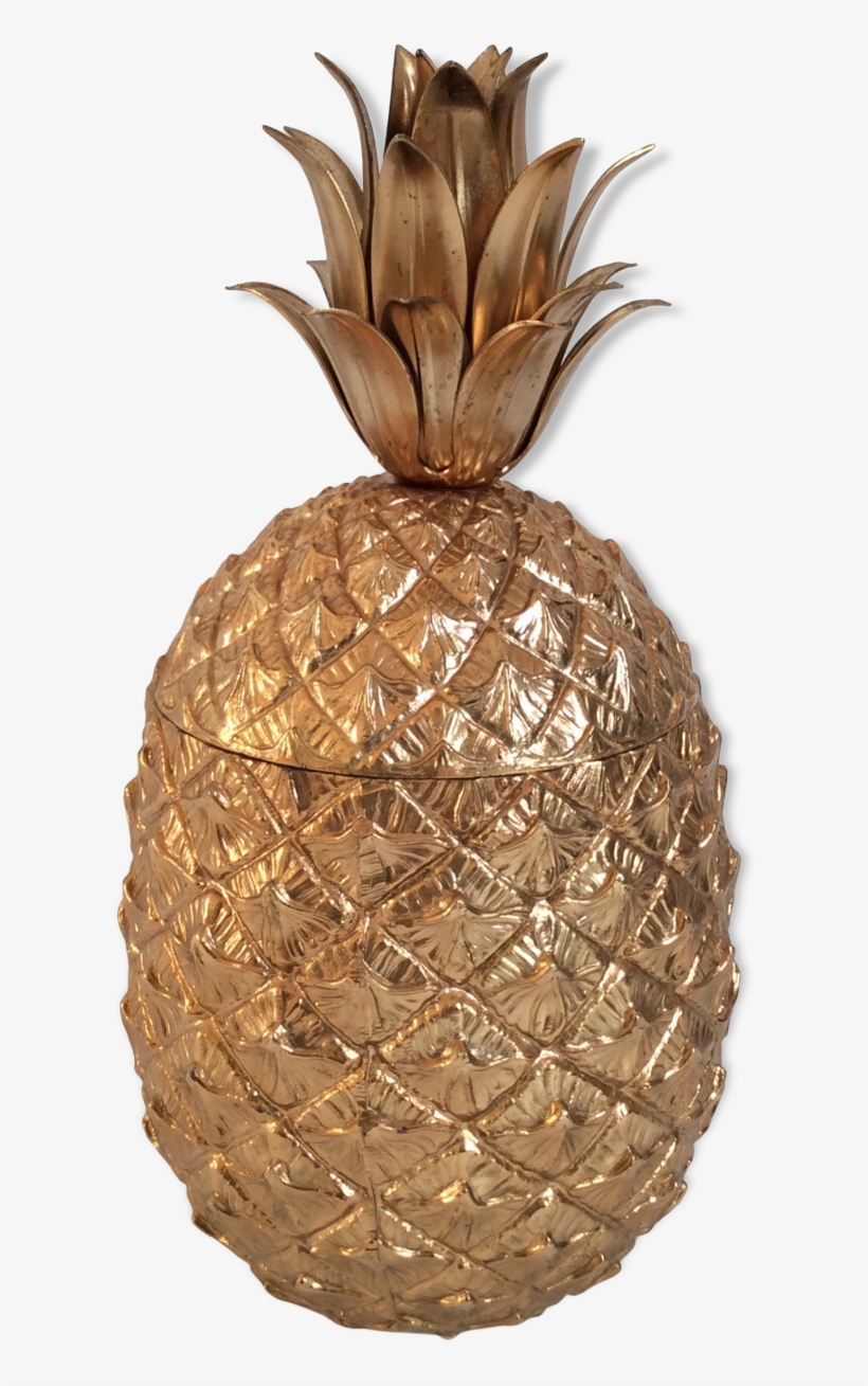 Mauro Manetti Gold Pineapple Ice Bucket - Pineapple, transparent png download