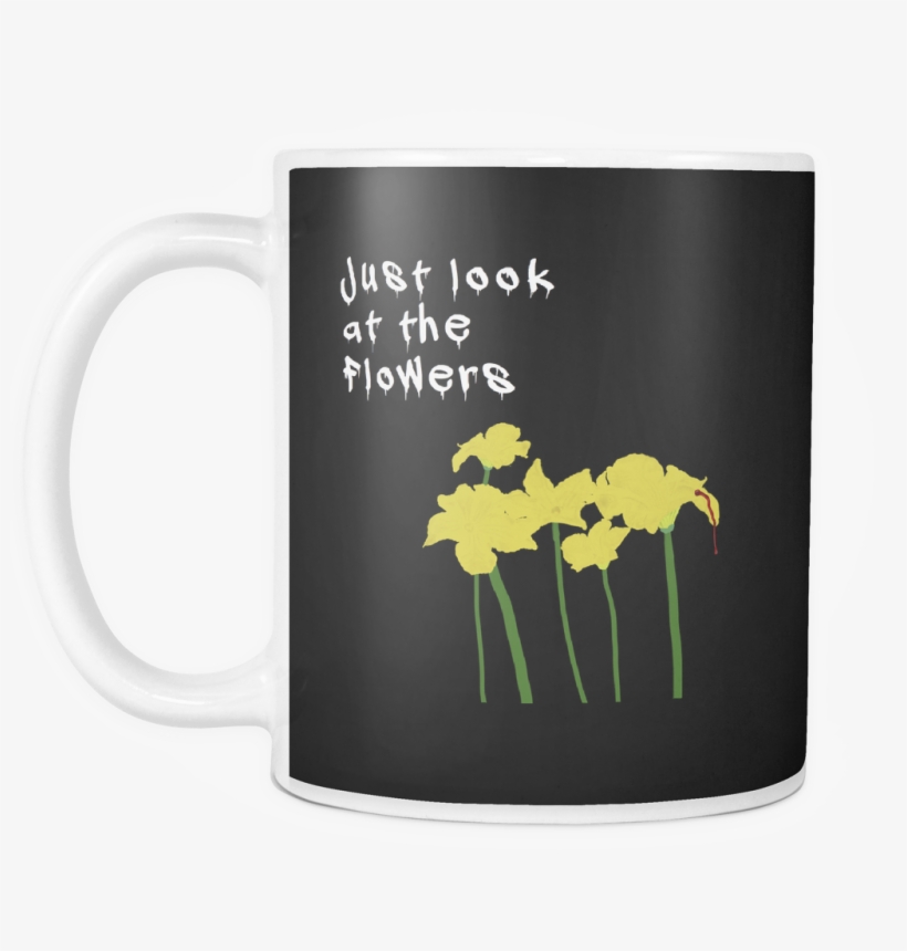 Look At The Flowers Mug Ib Walking Dead - Mug, transparent png download
