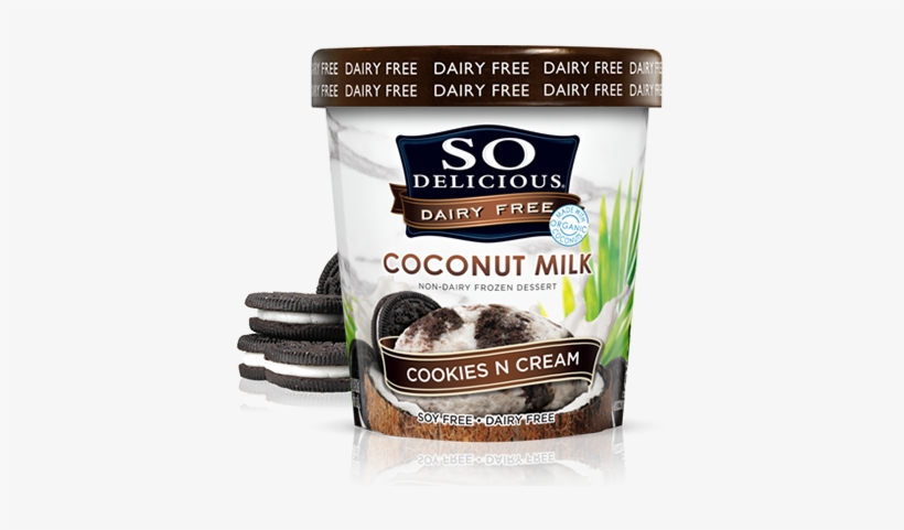 Cookies &lsquo - Coconut Cookies And Cream Ice Cream, transparent png download