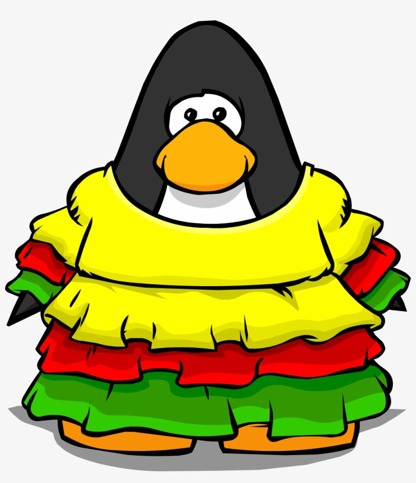 Flamenco Dress Pc - Club Penguin, transparent png download