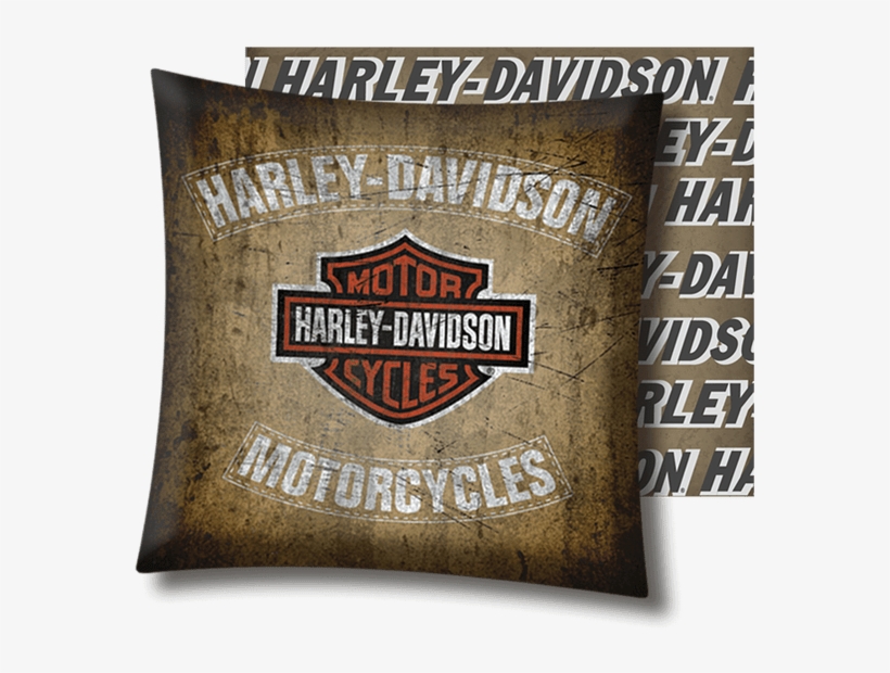 Harley Davidson Bar & Shield Indoor/outdoor Pillow - Harley Davidson, transparent png download
