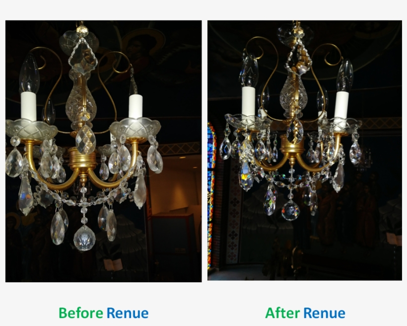Chandelier Before Renue & After Renue - Chandelier, transparent png download