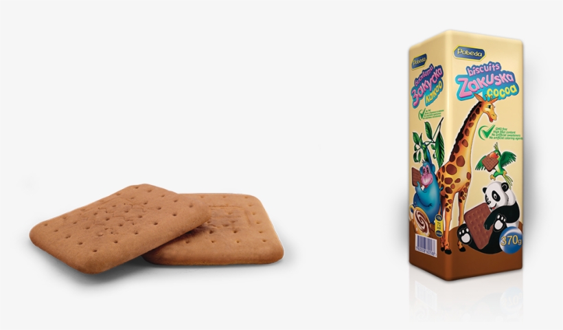 Zakuska Cocoa Biscuits 370 G Is The Largest Package - Победа Закуска Какао 290, transparent png download