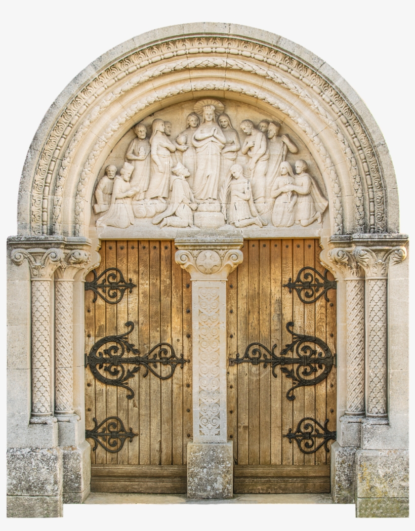 Door,gate,wood,portal - Puerta Castillo, transparent png download