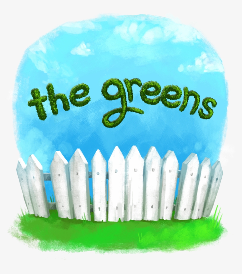 Greens Graphic - Picket Fence, transparent png download