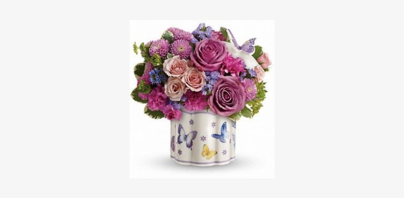Field Of Butterflies Bouquet - Teleflora Mother's Day 2016 Png, transparent png download