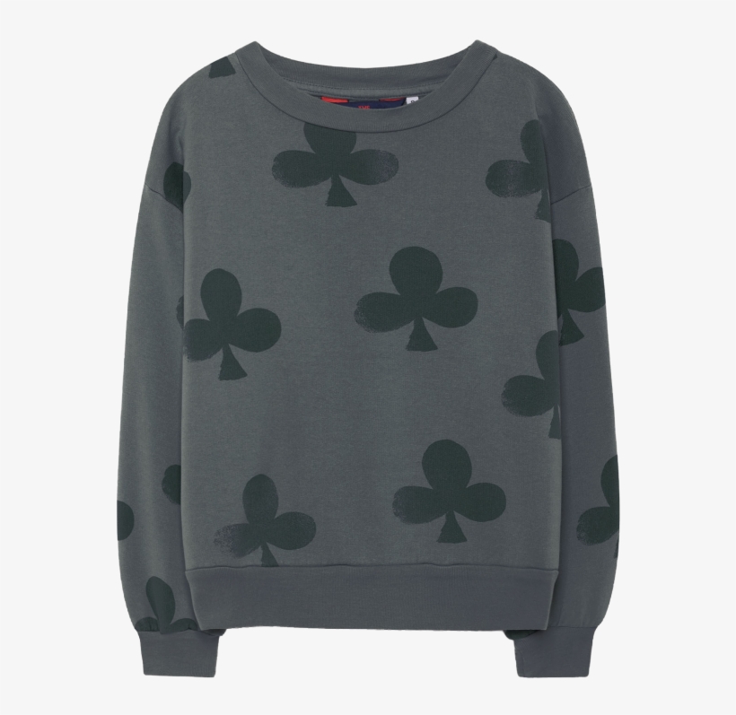 The Animals Observatory Bear Kids Sweatshirt Clovers - The Animals Observatory Bear Kids Sweatshirt, transparent png download