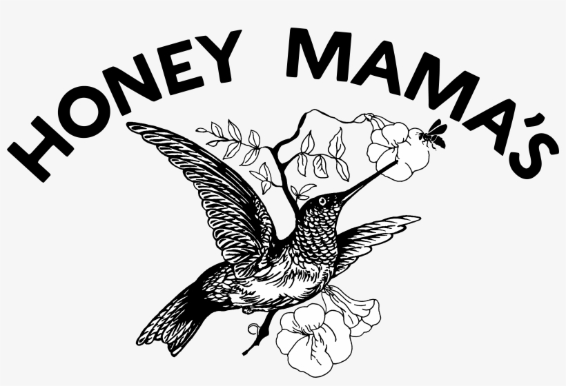 Hummingbird Logo Black On Light Background, transparent png download