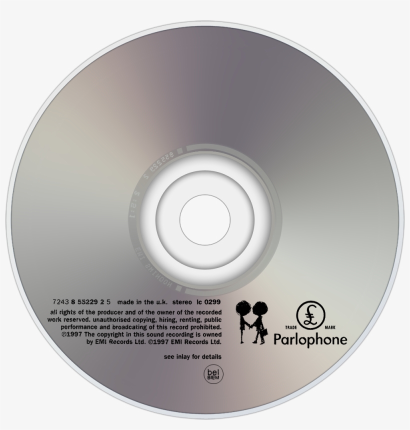 Compact Cd, Dvd Disk Png Image - Ok Computer Cd Art, transparent png download
