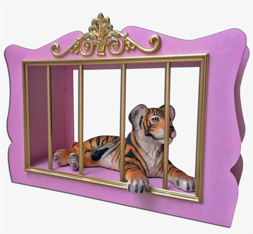 Pink Tiger Cage - Tiger Cage, transparent png download