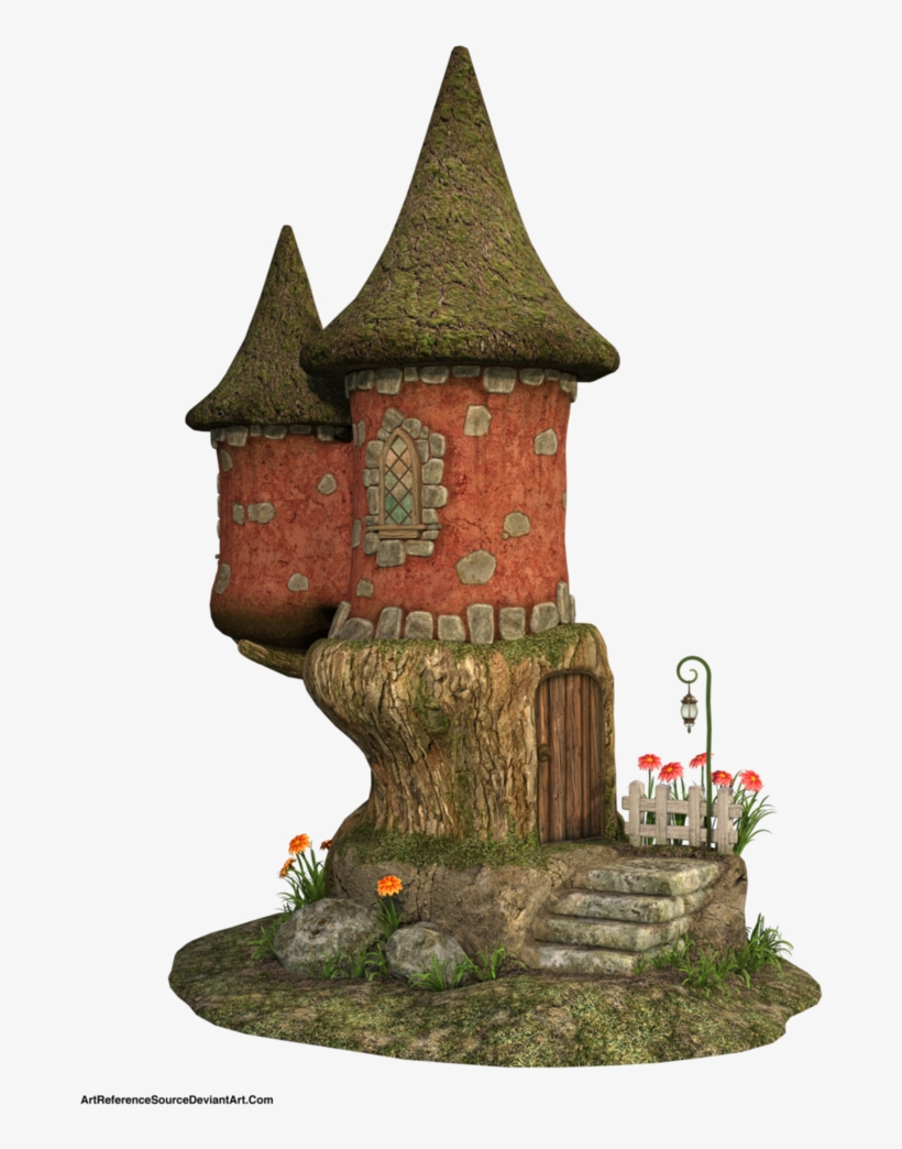Cute Fairy House Picture - Fairy House Transparent Background, transparent png download