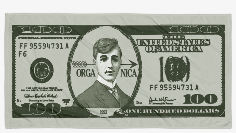 Image Of Ballin' Beach Towel - 100 Dollar Bill, transparent png download
