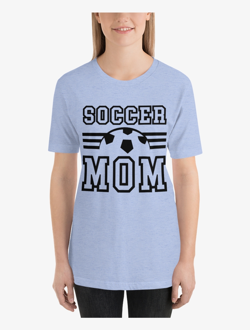 Women's Short Sleeve Soccer Mom T Shirt - T-shirt, transparent png download