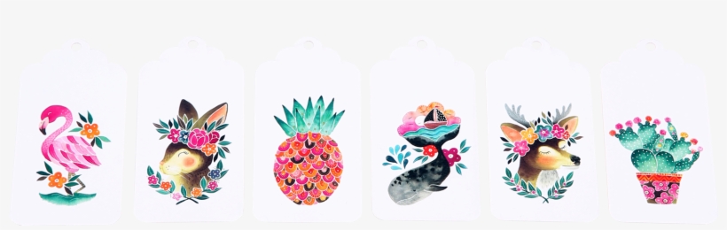 Tattoo Animal Tags - Cartoon, transparent png download