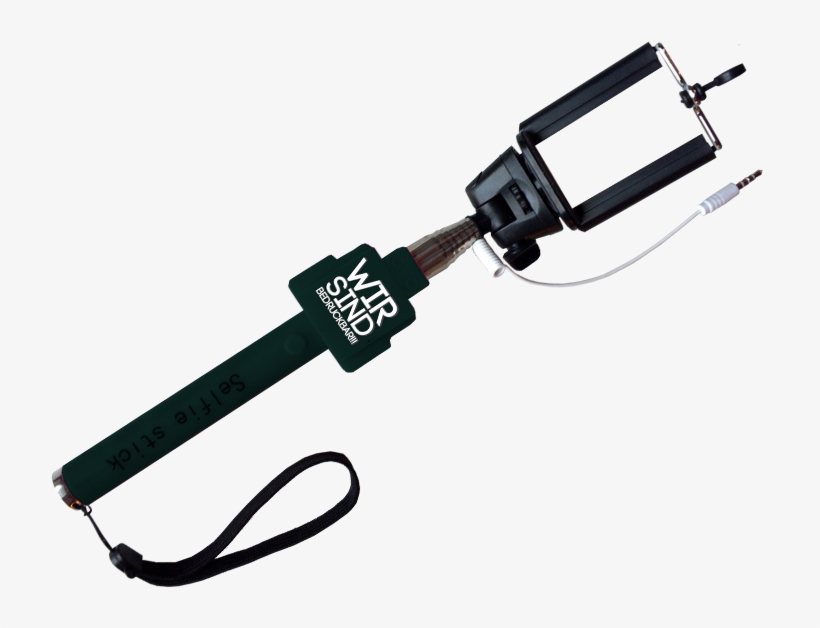 Selfie Stick With Cable - Selfie Stick Logo Png, transparent png download