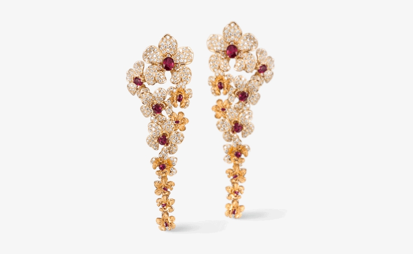 Pendientes Orquídeas Maxi - Pendientes Lujo Png, transparent png download