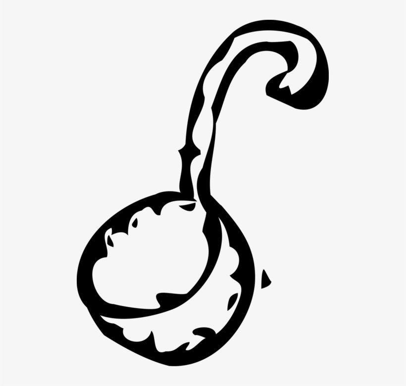 Vector Illustration Of Kitchen Kitchenware Soup Ladle - Ladle, transparent png download
