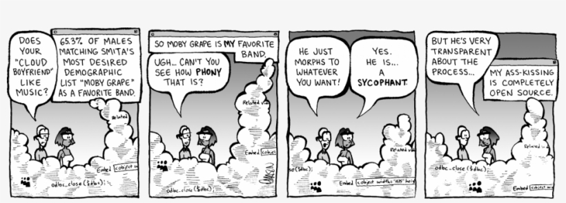 "the Cloud's Favorite Band" - Comic Strip For Boyfriend, transparent png download