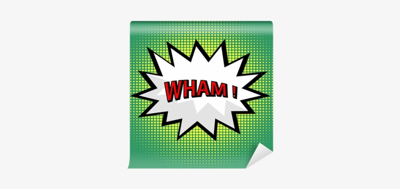 Wham Comic Cloud In Pop Art Style Wall Mural Pixers Pop Art