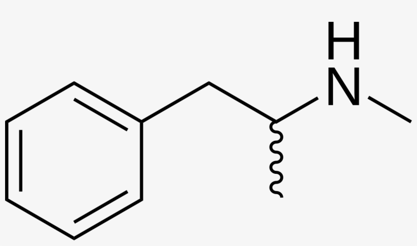 Chemical Structure Of Methamphetamine - Ephedrine Structure, transparent png download